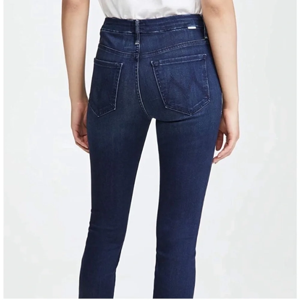 Mother High Waisted Looker Fray Hem Skinny - Size 24 - Picture 6 of 15